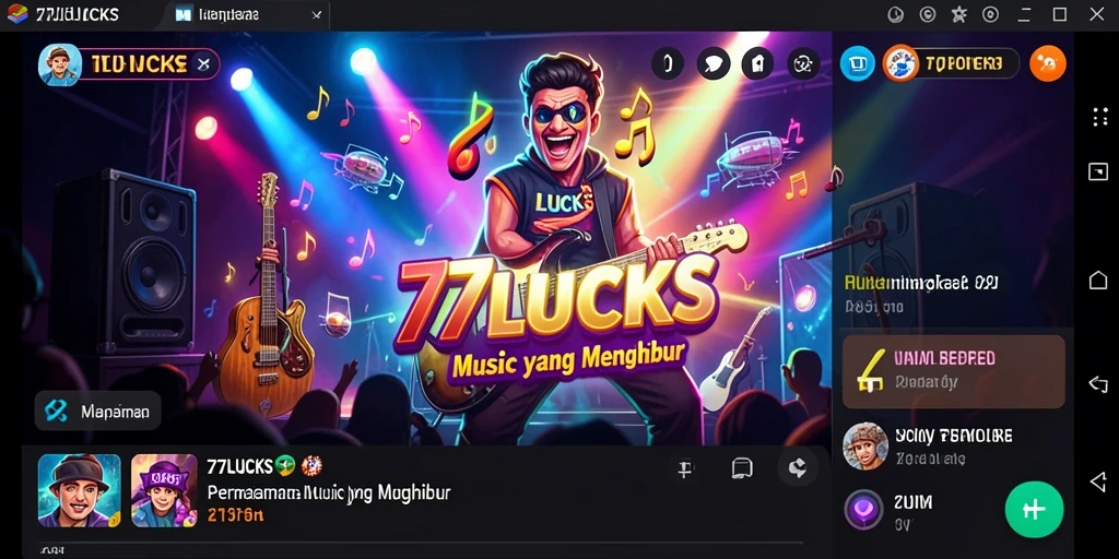 Tampilan gameplay 77LUCKS yang seru dan interaktif.