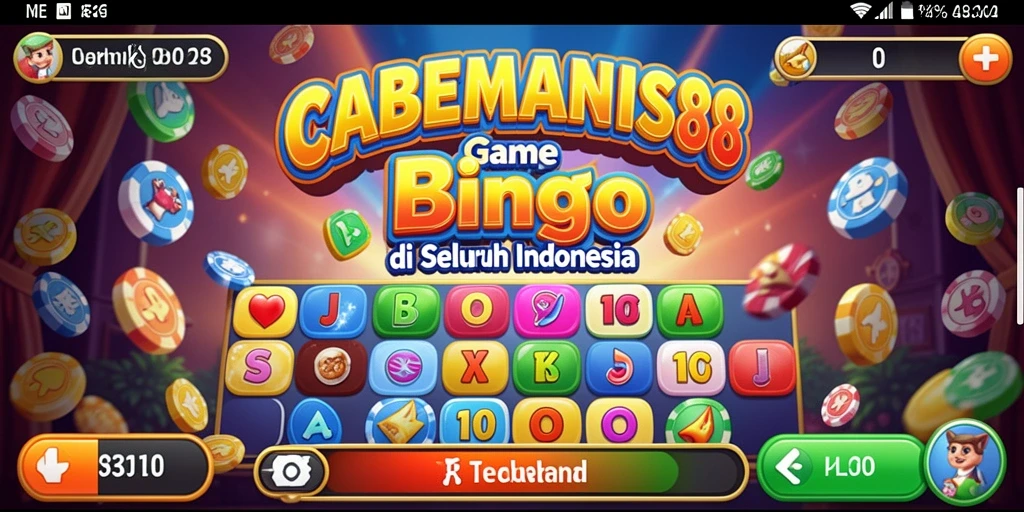 Tampilan menarik gameplay Bingo CABEMANIS88 yang seru.