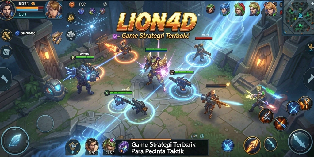 Tangkapan layar permainan LION4D menampilkan aksi strategi yang mendebarkan.