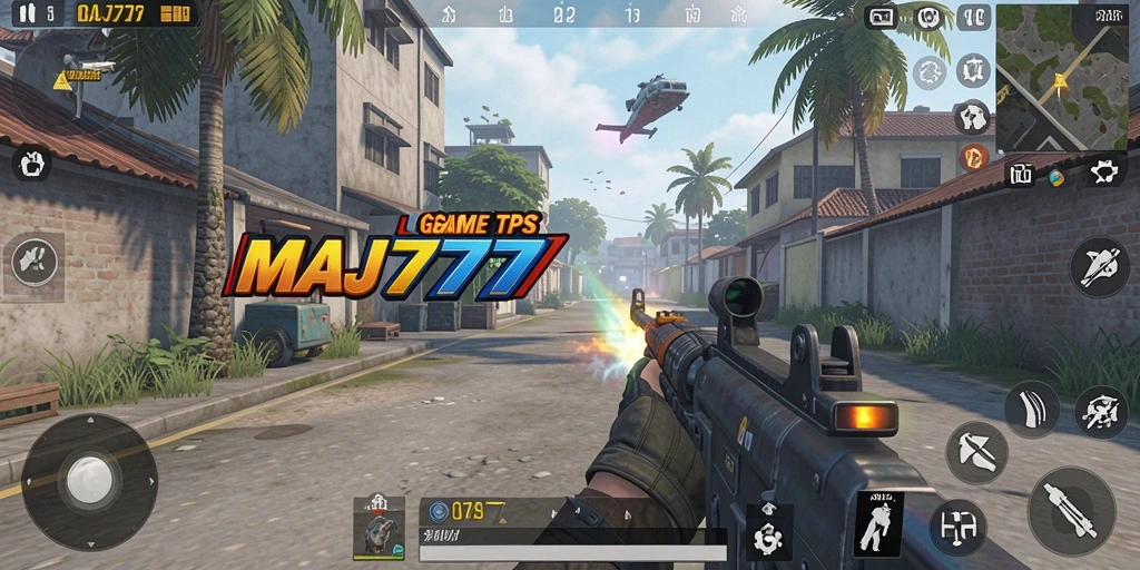 Screenshot gameplay MAJ777 dengan aksi menegangkan di TPS.