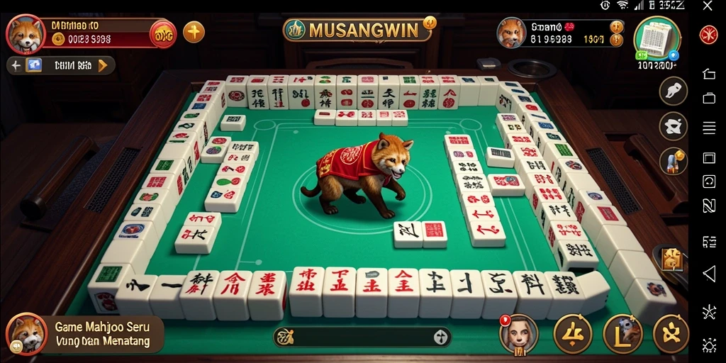 Gameplay seru dan menantang dari MUSANGWIN Mahjong.