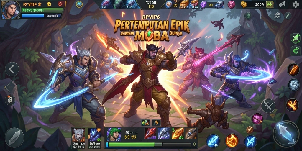 Tampilan gameplay RPVIP6 yang penuh aksi dan strategi.