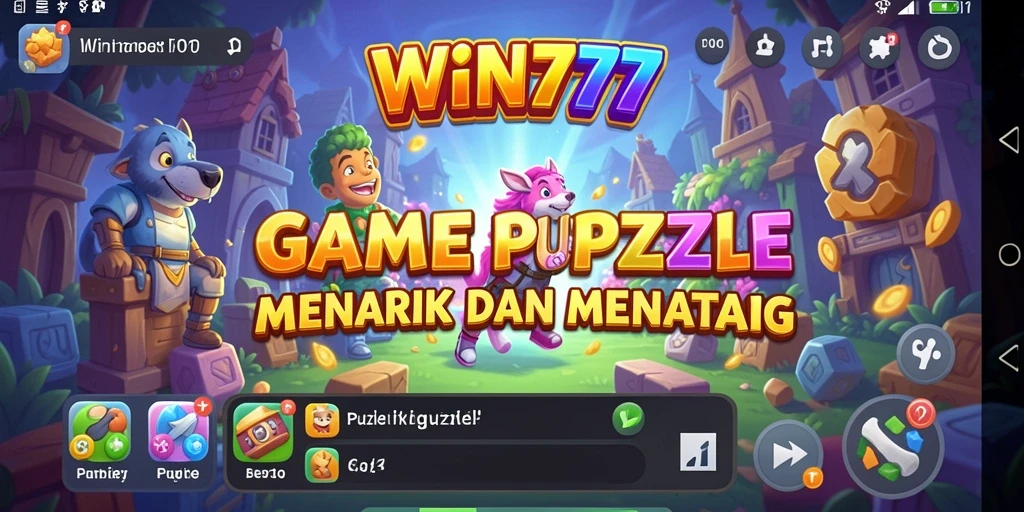 Gameplay menarik dan menantang dalam permainan puzzle